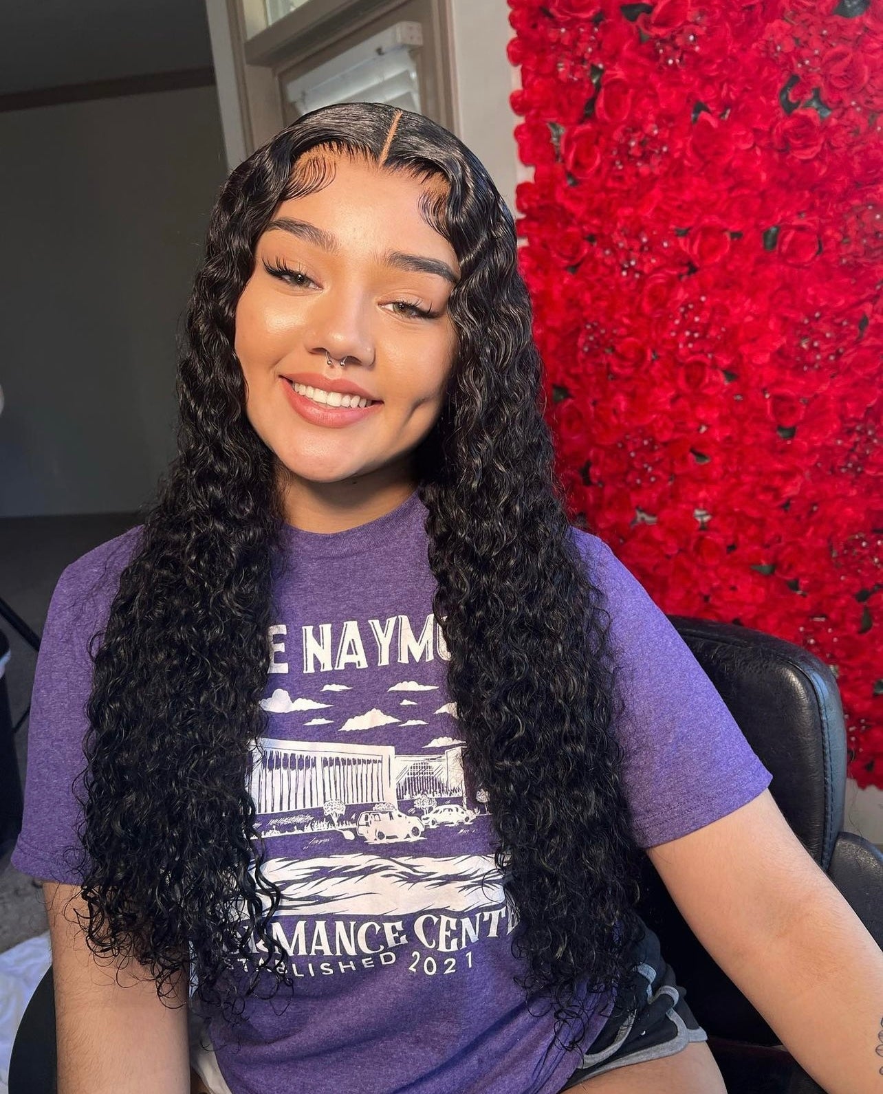 6X6 Curly Closure Wig Transparent