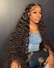 13X6 HD Raw Ibiza Curl Frontal Wig 34” (Same Day)