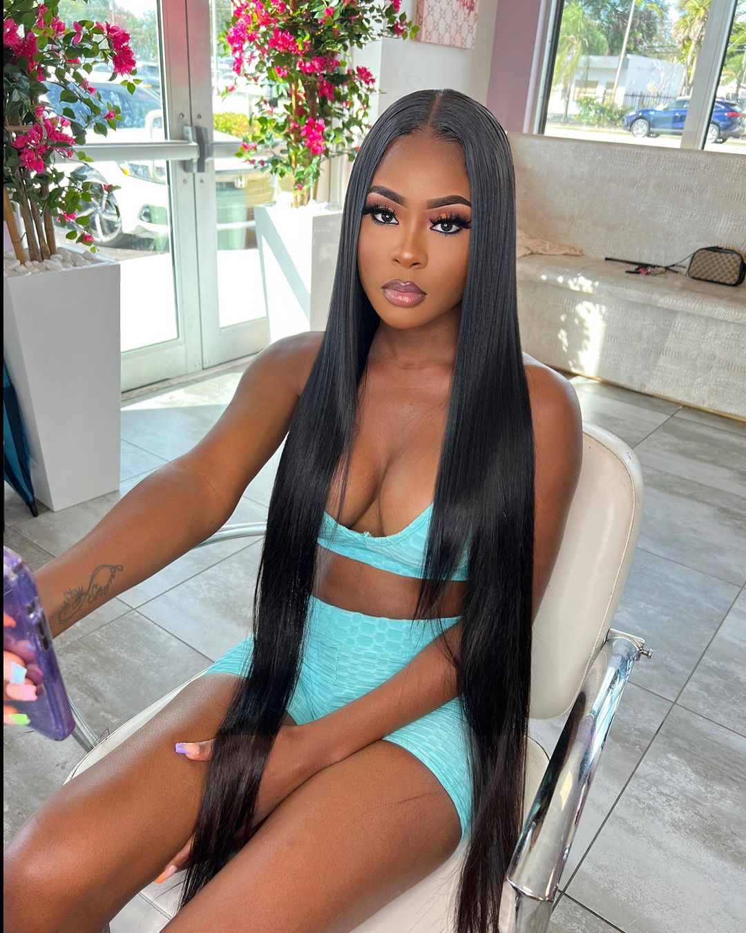 5X5 HD Straight Closure Wig 34” (Same Day)