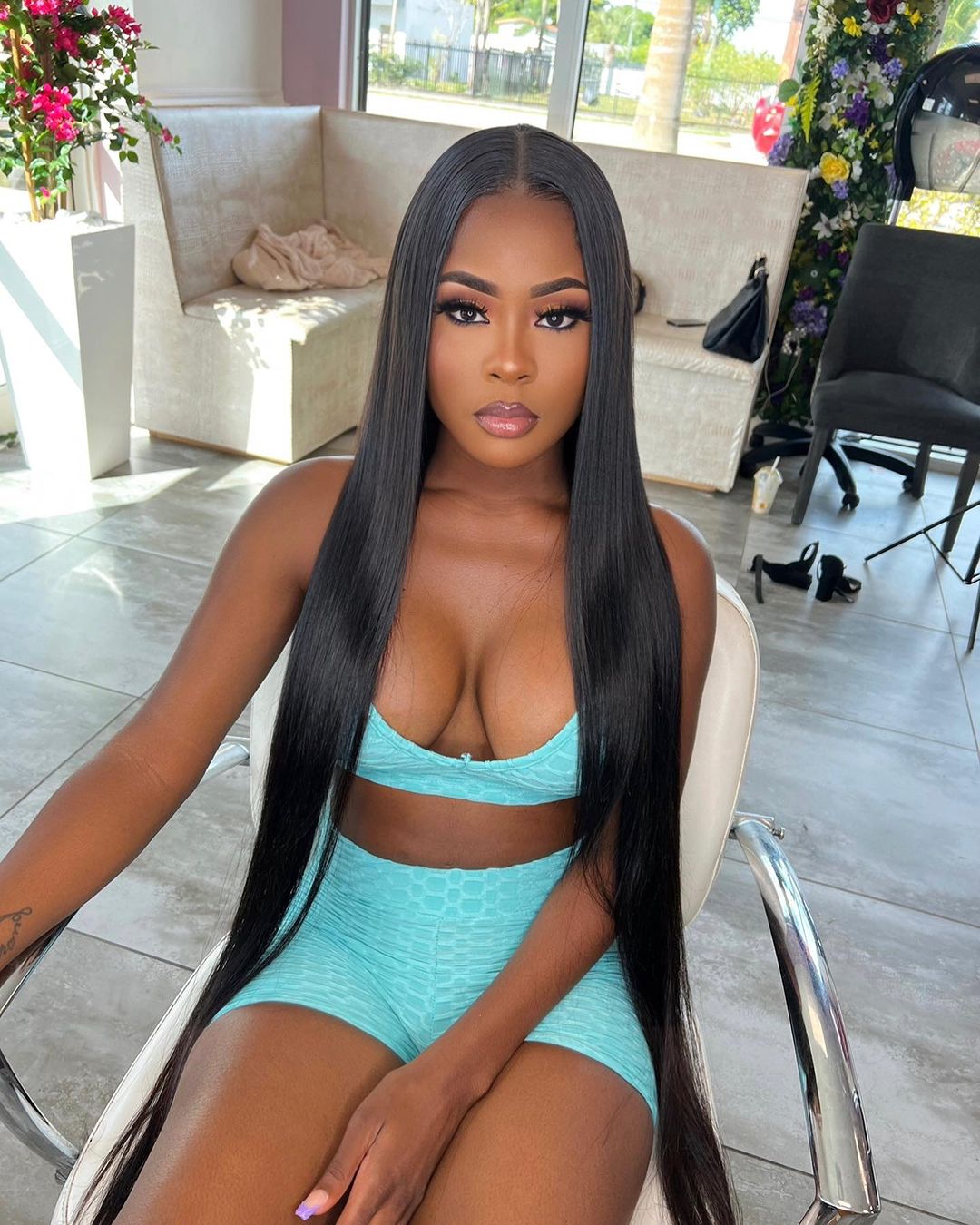 5X5 HD Straight Closure Wig 34” (Same Day)