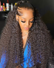 13X6 HD Raw Tahiti Curl Frontal Wig (On Hand)