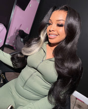 13X4 HD Temple Body Wave Frontal Wig 28” (Same Day)