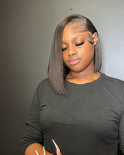 HD Loose Body Frontal Bob Wigs 12”-14” (Same Day)