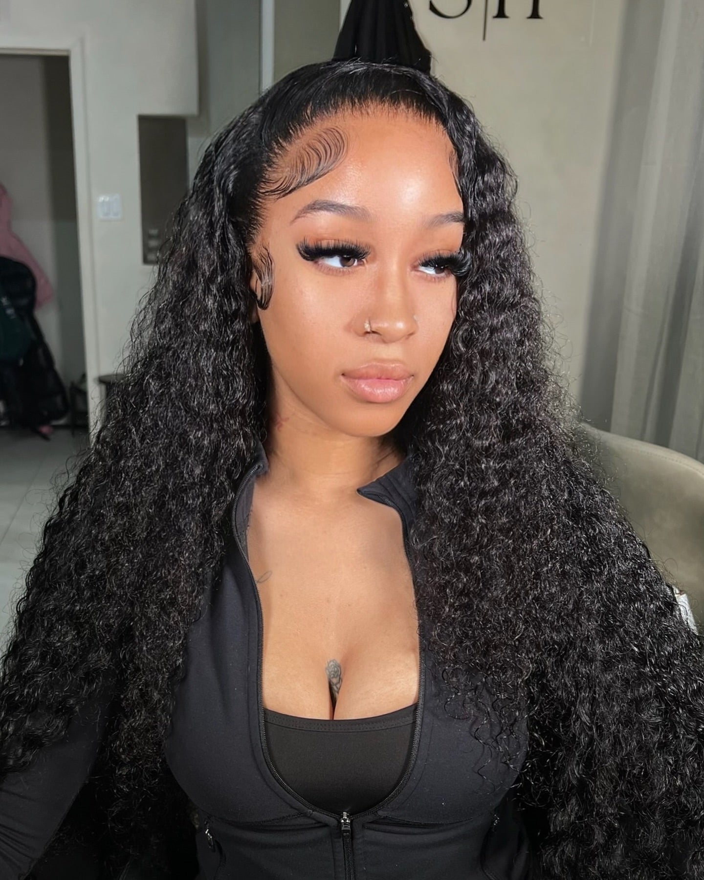 13X4 HD Deep Curly Frontal Wig 30” (Same Day)