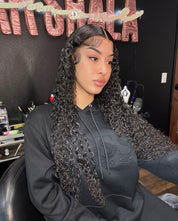 13X4 Transparent Deep Curly Frontal Wig 22” (Discounted)