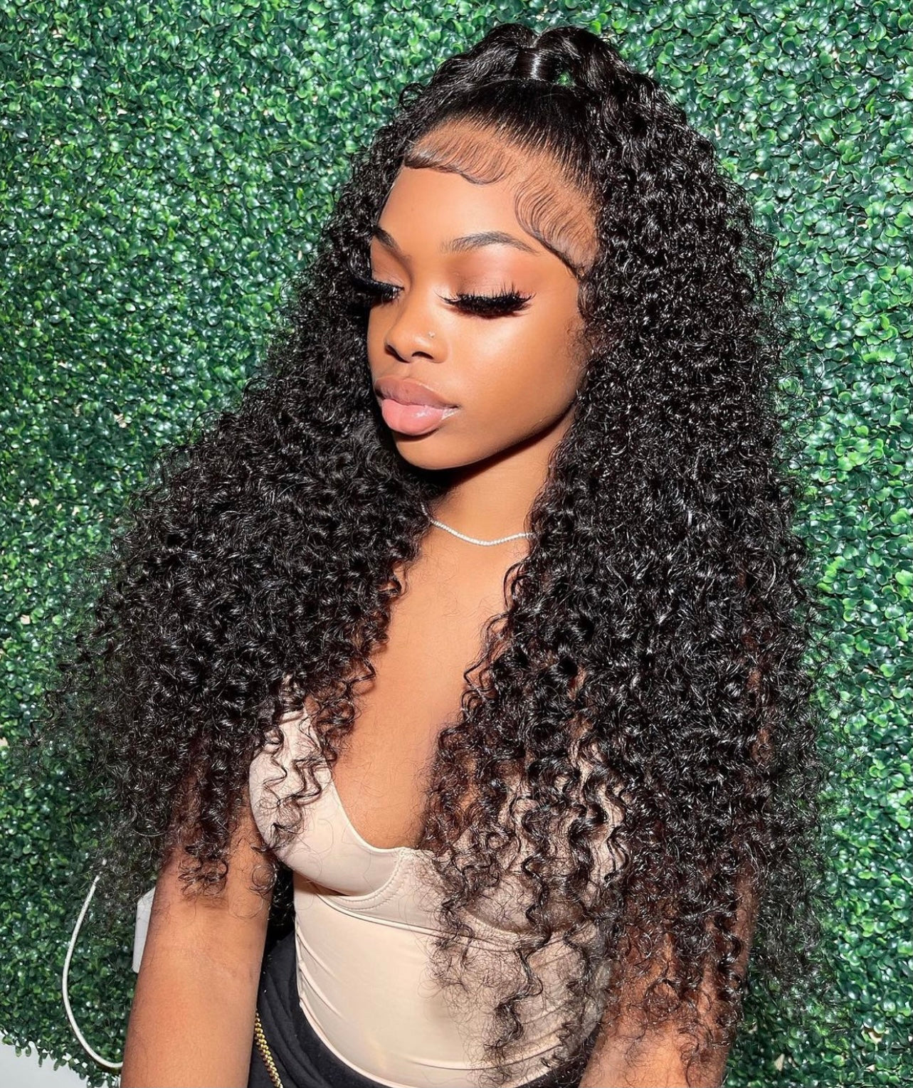 13X4 Transparent Deep Curly Frontal Wig (Discontinued)