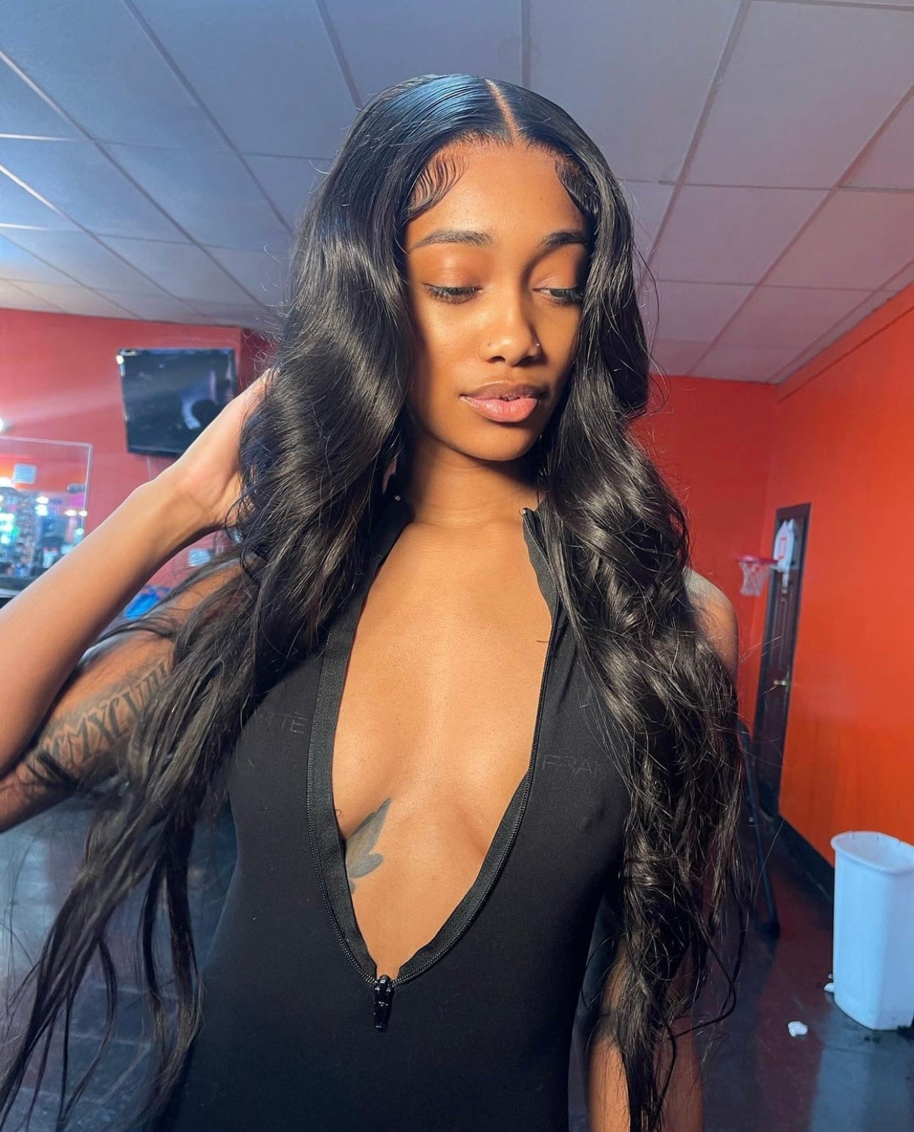 5X5 Transparent Body Wave Closure Wig (Same Day)