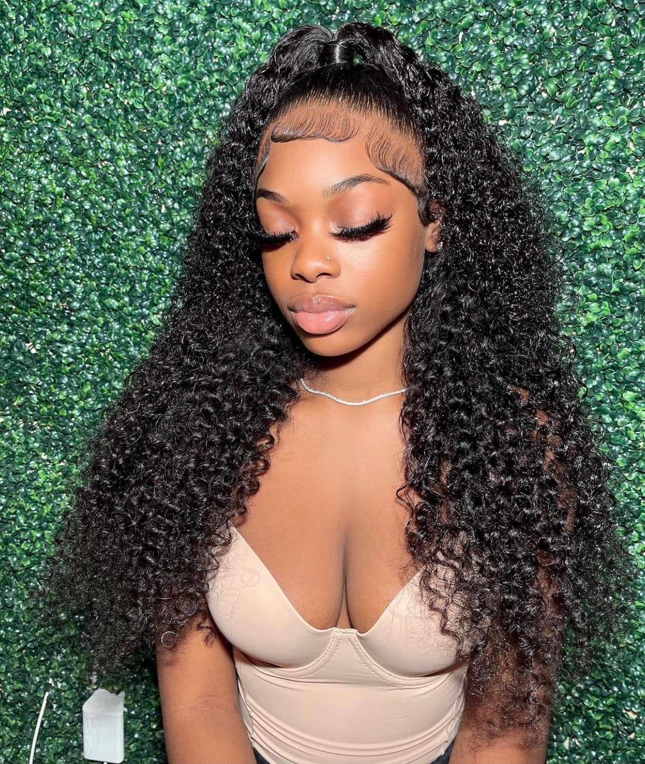 13X4 Transparent Deep Curly Frontal Wig (Discontinued)