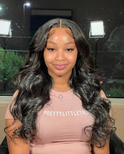 6X6 Transparent Body Wave Closure Wig~ On Hand