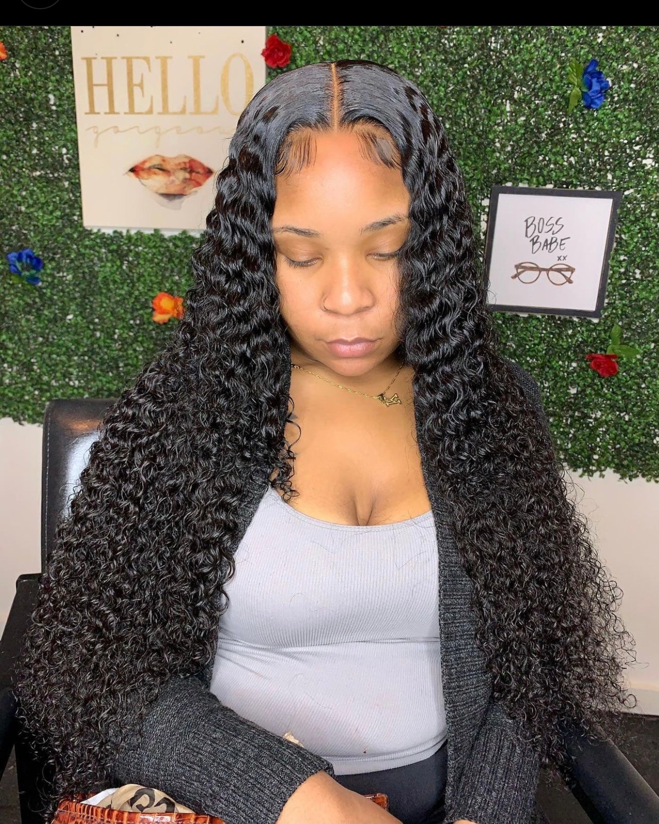 5X5 Transparent Deep Curly Closure Wig (Discounted)