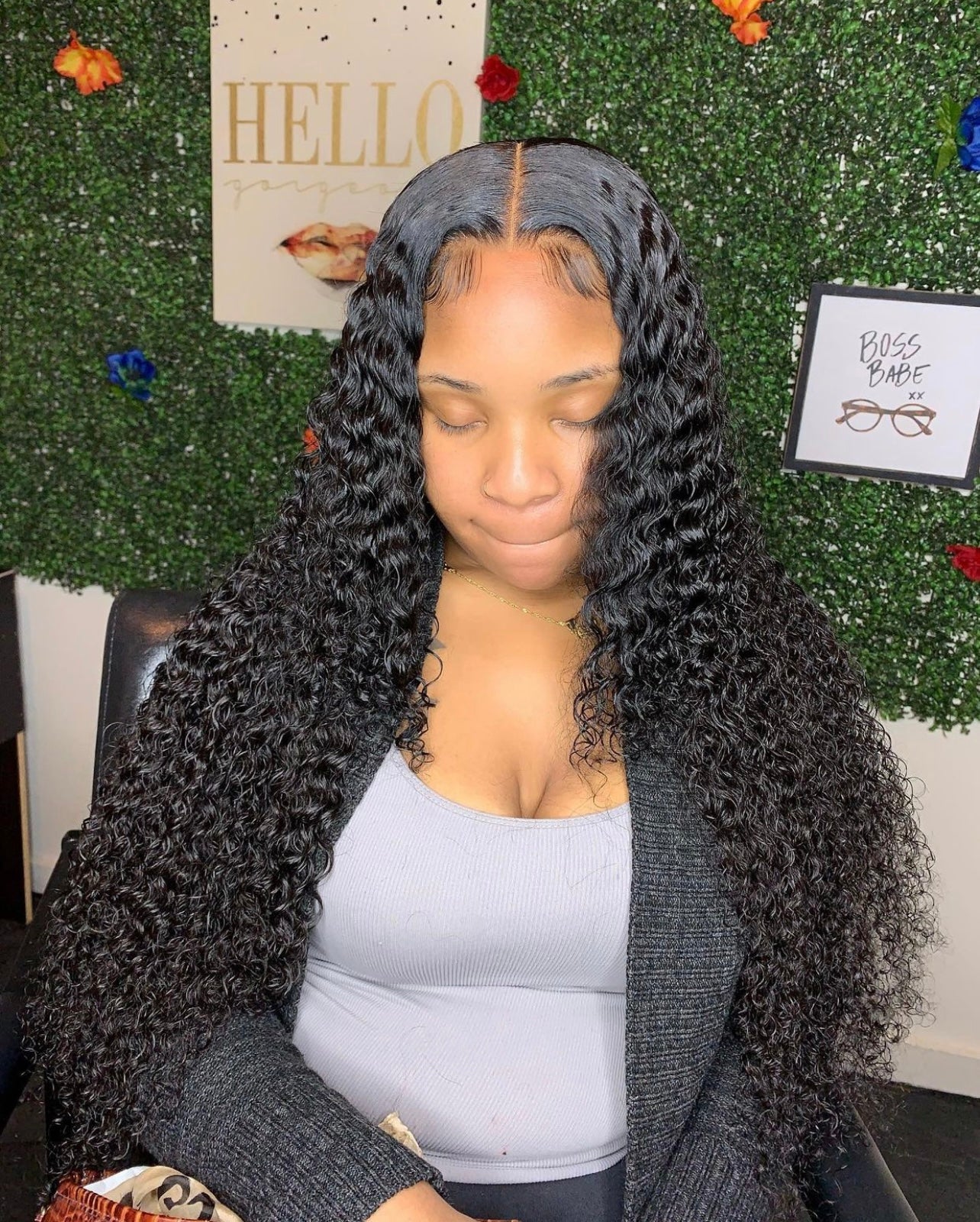 5X5 Transparent Deep Curly Closure Wig (Discounted)