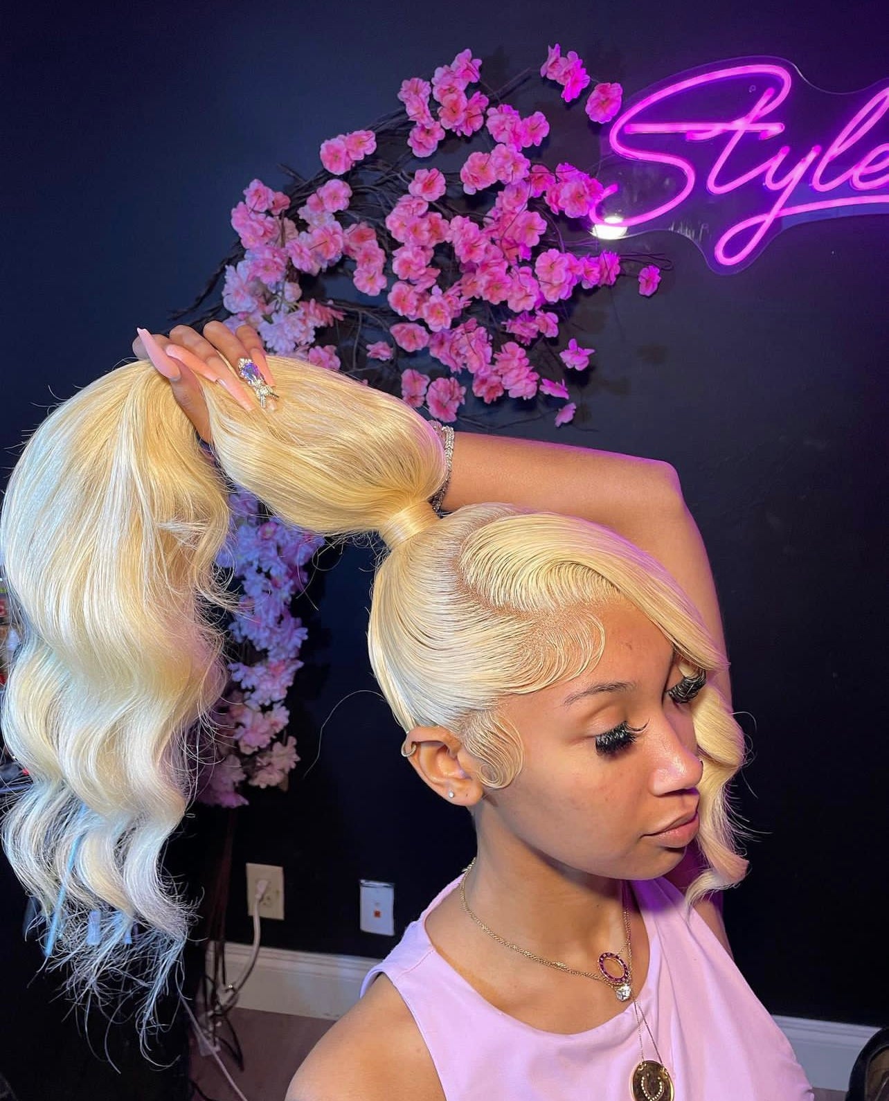 Blonde Transparent Straight Full Lace Wig~ On Hand