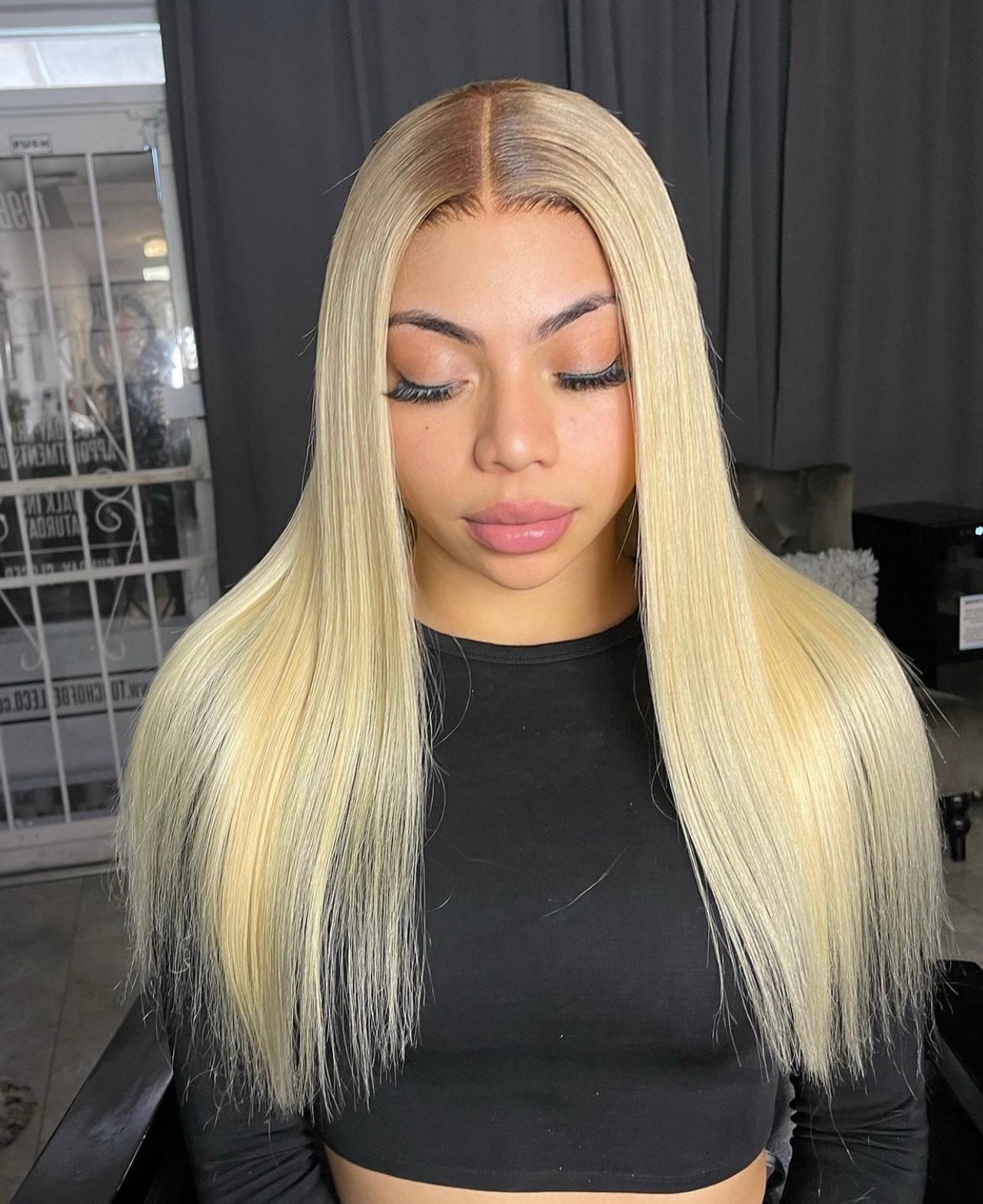 5X5 Transparent Blonde Closure Wig~ On Hand